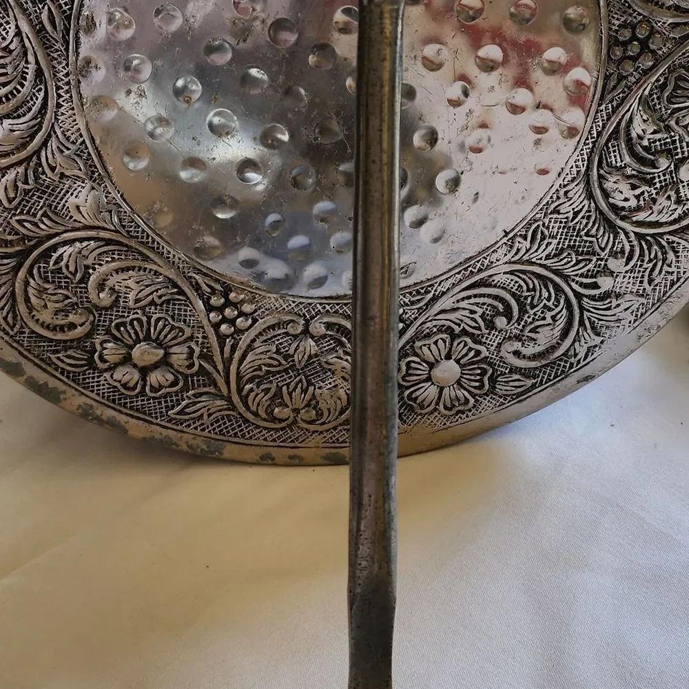 Large Pewter Ladle Punch, Stew, Gumbo, Soup, Decor